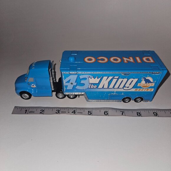 Disney Pixar Cars #43 The King Dinoco Hauler Semi Truck Trailer STICKER WEAR - Picture 2 of 14